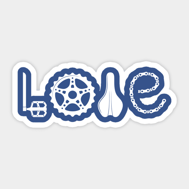 Love Biking Sticker by animericans